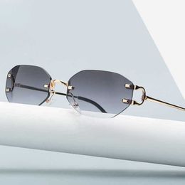 2024 Top designers 10% OFF Luxury Designer New Men's and Women's Sunglasses 20% Off cut edge small glasses irregular personality 290
