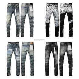 Men's Jeans Designer Mens Ksubi Purple for Women Purple-brand Black Jeans Summer Hole Hight Quality Embroidery Fit Motorcycle Sweatpants