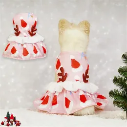 Dog Apparel Practical Clothes For Small Dogs High Quality Holiday Skirt Lovely Eye-catching Christmas Gifts Pet Outfit Festive