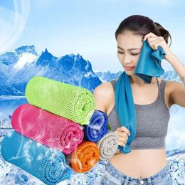 Towel 1/4PCS Cold Washcloth Men And Women Cooling Scarf Running Cool Thin Lovers Gift Colours Outdoor Sport Summer