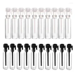 Storage Bottles 100 Pcs Glass Bottle Bottling Cologne Samples Test Tube Fragrance Mini Perfume Empty Travel Small