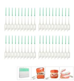 Adults Interdental Brushes Clean Between Teeth Floss Brushes Toothpick ToothBrush Dental Oral Care Tool PPTPE 40Pcsbox Soft4022630