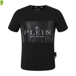 Plein Bear t Shirt Mens Designer Tshirts Brand Clothing Rhinestone Pp Skull Men T-shirt Round Neck Ss Skull and with Crystals Tshirt Top Tees 161693 5X5K 5X5K