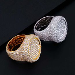 New Design Mens Jewellery Vvs Diamond 925 Silver Iced Out Moissanite Hip Hop Ring