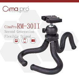 Monopods RM30 II Travel Outdoor Mini Bracket Stand Octopus Tripod Flexible Tripe For Phone Digital Camera