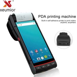 Scanners DT60 Android 9.0 Wireless Wifi Portable Mobile Data Collector Barcode Scanner PDA Handheld POS Terminal with Thermal Printer