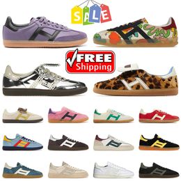 Heißverkauf Spezial Casual Schuhe Männer Frauen Wales Bonner Silber Metallic Leopard Neue Designer Handball Spezenials Sneakers Outdoor Sportfree Versandschuhe Größe 36-45