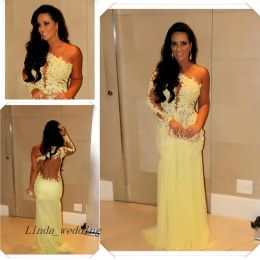 Dresses Best Prom Dress With Sleeve Good Quality Yellow Colour Chiffon Floor Length Long Evening Party Gown