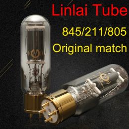 Amplifier Linlai Tube 845/211/805 Replace Shuguang 845 Vacuum Tube Original Factory Matching 115W Pushpull Class AB1 Sound Amplifier