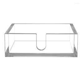 Kitchen Storage Transparent Acrylic Tissue Box Holder Home El Towel Napkin Container Household Sitting Room Organiser