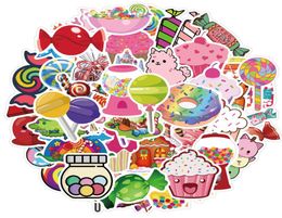 50 PCS Mixed Car Stickers Colourful Candy Cakes For Skateboard Laptop Helmet Pad Bicycle Bike Motorcycle PS4 Notebook Guitar PVC Fr6293462