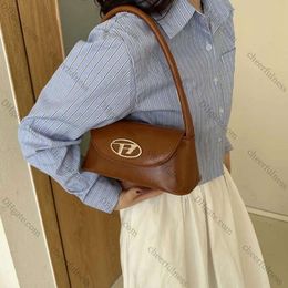 2024 Letter Pu Leather Shoulder Bag Handbag Korean Style Ins Pillow Underarm Bag Coin Wallet Large Capacity Y2k Style Phone Bag 10a 12a