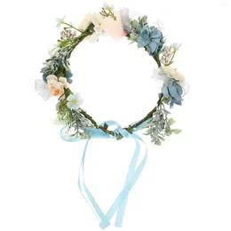 Dog Collars Retro Decor Flower Collar Artificial Portable Puppy Floral Crown Wedding Bride