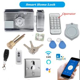 Lock 12V Access Control Electric Lock Home Security Or Exit Push Button Electronic Gate Lock Or Wireless Wifi Smart Lock Fail Secure