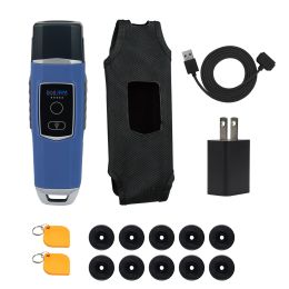 System JWM Guard Tour Patrol System with Flashlight, IP67 RFID Security Patrol Equipment with Free Cloud Software