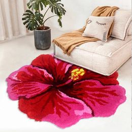 Carpets 120x90cm Flower Carpet In The Living Room Thickened Sofa Table Mat Bedroom Decor Bath Large Area Rugs For Lounge Rug