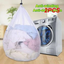 Laundry Bags 2PCS Bag Bathroom Accessories Organise Mesh For Socks Premium Clothes Special Breathable Drawstring