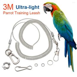 Other Bird Supplies 3M Flexible Training Leash Durable Parrot Harness Ultra-light Rope For Lovebird/Cockatiel/Macaw