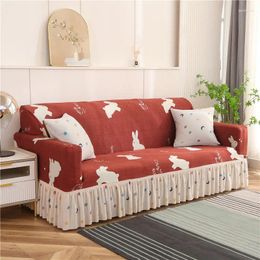 Chair Covers Skirt All-inclusive Universal Sofa Cover Simple Modern Elastic Nordic Non-slip Dust