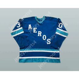 Gdsir Custom WAYNE RUTLEDGE HOUSTON AEROS HOCKEY JERSEY NEW Top Ed S-M-L-XL-XXL-3XL-4XL-5XL-6XL