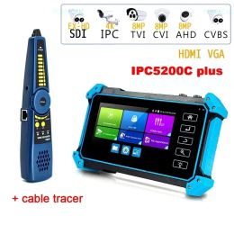 Display IPC5200/ IPC5200C PLUS 5.4inch CCTV Testing Monitor HD coaxial 8MP IP CVI TVI AHD SDI Analog Multifunction CCTV Testing Monitor