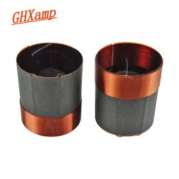 Accessories GHXAMP 25.5mm 4ohm Bass Voice Coil Woofer Speakers Repair Parts 25 Core High Power KSV Round Copper Wire 2PCS