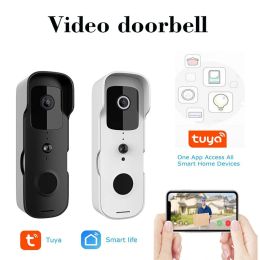 Intercom Wouwon Mini 1080p Wifi Doorbell Camera Smart Wireless Video Doorbell Protection Intercom Security Doorbell Tuya Smartlife App