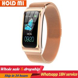 Wristbands Smart bracelet AK12 Colour Screen Ip68 Waterproof Women's Watch sphygmomanometer menstrual cycle activity monitor Sports Band