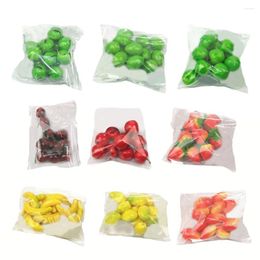 Party Decoration 10pcs Artificial Fruits Plastic Foam Fake Kitchen Table Home Pography Props Ornaments