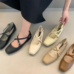 Casual Shoes Bailamos 2024 Spring Women Flats Comfortable Soft Boat Loafers Ballerina Shallow Round Toe Ballet Flat Mujer