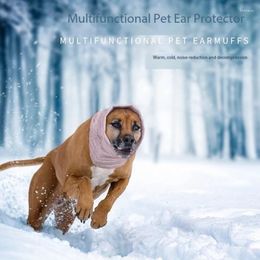 Dog Apparel Cat Noise-canceling Earmuffs High-elastic Soft Warm Decompression Pet Ear Cover Cap