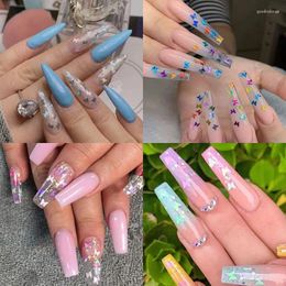 Nail Glitter Grid Holographic Flake Fluorescent Powder Butterfly Chameleon Irregular Laser Gradient Foil Decoration SASP