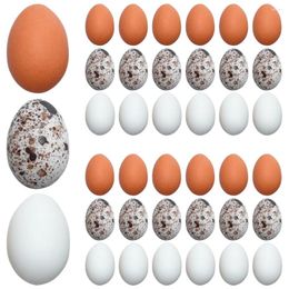 Party Decoration 30pcs Miniature Eggs Toys Micro Landscape Egg Mini Models