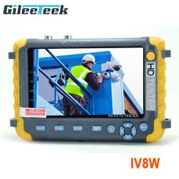 Display IV8W CCTV monitor 5MP AHD CVBS TVI 4MP CVI Camera tester all in one support PTZ RS485 UTP cable test