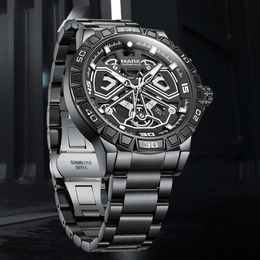 81 Mark Huafei Brand Men's Personality Fashion Multi Function Calendar Tiktok Famous Non Mechanical Watch