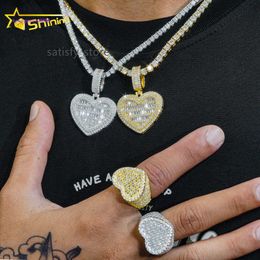 Orecchini con prelievi a piastre di diamanti in argento sterling in argento sterling hip hop hip -hop.