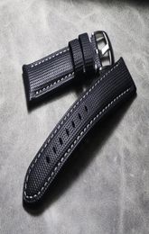Handmade Thick Genuine Leather Watch band Bracelet 20 21 22 24 26mm classic high quality Men039s Wristwatch Strap Watch belt Ac7973818