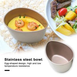 Bowls Steamed Egg Bowl Steaming Versatile Stainless Steel Steamer Set For Serving Mixing Poaching Eggs Durable