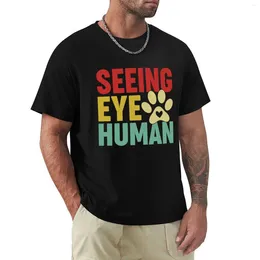 Men's Polos Seeing Eye Human T-Shirt Sports Fans Cute Tops Hippie Clothes For A Boy Mens T Shirt Graphic