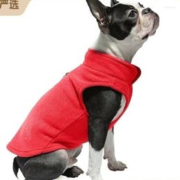 Dog Apparel Pet Clothes Are European Style Thickened Autumn And Winter Polar Fleece Vests Sweatshirts