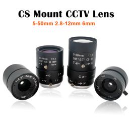 Parts HD 550mm 2.812mm Varifocal Zoom Manual Lens 3MP 6mm 8mm Fixed Focus CCTV Lens For CS Mount Security Camera