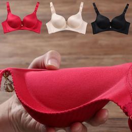 Bra Girls Thickened Steamed Bread Cup 8cm Adjustable Underwear No Mark No Steel Ring Breast Bras Lingerie 240321