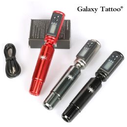Machine Wireless Tattoo Hine Kit Mini Digital 1500mah Battery Power Supply with Rca Port Rotary Tattoo Pen Set Permanent Makeup Tools