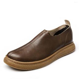 Casual Shoes Spring/Autumn MenGenuine Leather Handmade Luxury Mens Loafers Shoe Zapatos Hombre Work