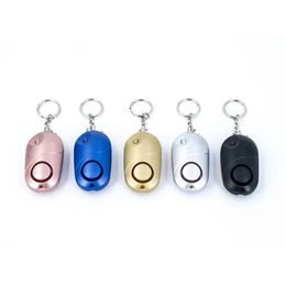 2024 130 DB Safesound Personal Security Alarm Keychain with LED Lights Mini Self Defence Electronic Device for Women Girls Kidsfor Self Defence Keychain