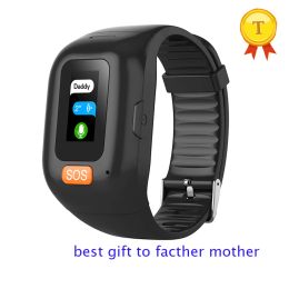 Wristbands 2020 Gps smart watch woman Voice Remind SOS Button Smart Bracelet Watch with Colour Screen for Old Man Wristband Fitness Tracker