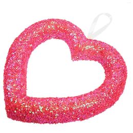 Decorative Flowers Wedding Party Heart Decor Love Wreath Outdoor Valentines Day Decorations For Home