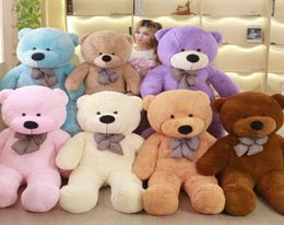 New Arrive On 60200CM 7 Colours Cheap Giant Unstuffed Empty Plush Teddy Bear Skin Toy For Kids Friend Gift Y2111196628574