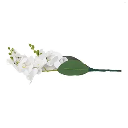 Decorative Flowers Durable Wedding Artificial Butterfly Orchid 12 Heads Fake Moth Orchids Plastics For Bridal Bouquets