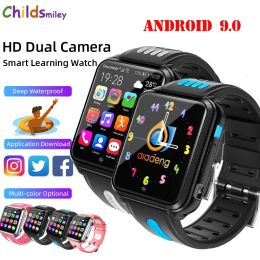 Watches 4G Kid Student GPS smart Remote watch Android 9.0 phone SmartWatch with Sim Card TF card Dual camera wifi Google Play watches